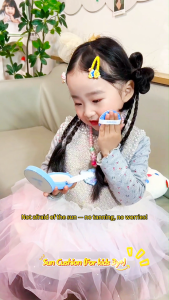 Hi!papa Kids Sun Cushion SPF28 PA+++ UV Protection For Sensitive Skin Non-Greasy Waterproof 3Y+