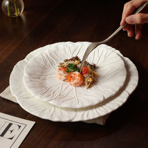 Creative Napa Cabbage Floral Ceramic Plate