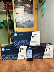 HP 151A BLACK ORIGINAL LASERJET TONER CATRIDGE (W1510A)