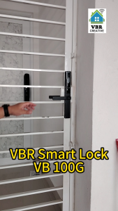 Digital Wi-fi Smart Door Lock With Double Fingerprint For Grill Door