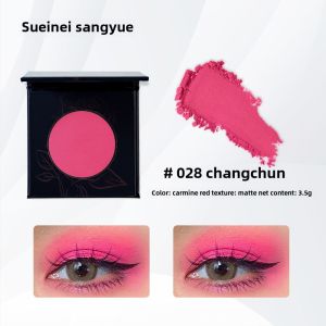 Matte Burgundy Eyeshadow Palette Single Color Grape Purple Dark Red Retro Makeup Cosplay Opera Self-Assembly Eye Shadow Palette