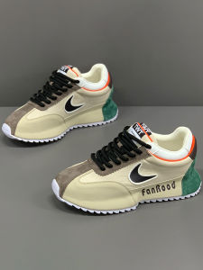 รองเท้าผู้ชายสไตล์ลำลองสำหรับฤดูใบไม้ร่วงปี 2025 รองเท้ากีฬาแบบยูนิเซ็กซ์สไตล์ใหม่พร้อมแผ่นเสริมความสูง รองเท้าเดินแบบลำลองสำหรับผู้ชาย