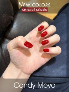 Candy Moyo | Son Gel Móng Tay Hoàn Hảo Một Bước Nude Lấp Lánh Vảy Cá Mắt Mèo