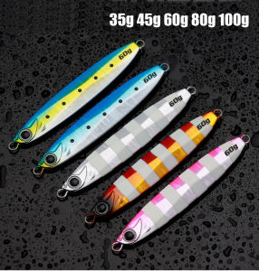 Anh J39 35g 45g 60g 80g 100g Speed Jig Fast Jigging Fishing Lures Slow Jig Luminous