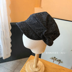 Japanese Yamamoto Style Soft Brim Octagonal Newsboy Cap Womens Autumn Winter Fashion Versatile Loose Face Slimming Cloud Hat