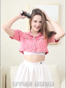 Wireless Hair Dryer portable travel Student Unplugged High-Speed Negative Ion Thermo Control Care Hair High-Power Hot and Cold Quick-Drying USB Charging Dormitory-specific Gift