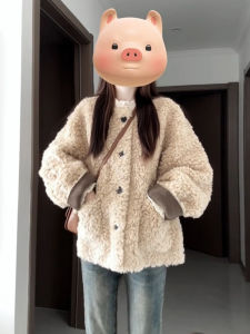 Y6Y | Áo Khoác Nữ Mùa Đông 2026 Dày Ấm Sherpa Fleece Mới Rộng Rãi