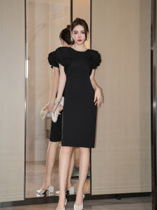 Normcore Dress Formal Occasions Elegant Beautiful Black High-Definition Accessible Luxury Rose Daily Wearable Dinner Suit