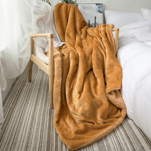 MAIMANG | Double-Layer Thick Coral Fleece Blanket