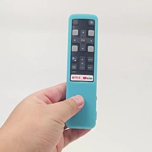 Thickened  Silicone TCL Remote Cover Case For TCL RC802V FNR1 / RC802V FUR6 / RC802V FMR1