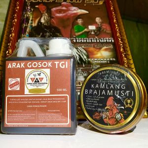 PAKET PRO 25 ARAK GOSOK TGI 500 ML + KAMLANG BASAH BRAJAMUSTI PAKET PERSIAPAN DAN PERAWATAN AYAM ADUAN KELAS UNDANGAN DAN PEMAIN KALANGAN ELIT