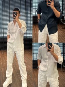 ZHUOCAN | UV Protection Lightweight Linen Shirt