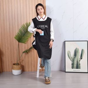 Ready Stock Hairdresser Apron Loreal Barber Cape Double-side Apron for Salon Cook Barbershop Tools