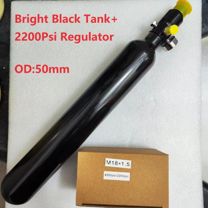 Lufttankregler Für HPA-Systeme – 5/8-18UNF Oder M18x1,5 Eingang, 0–2800 PSI Ausgang – Inkl. Manometer, Edelstahl, Für Paintball & Druckluft