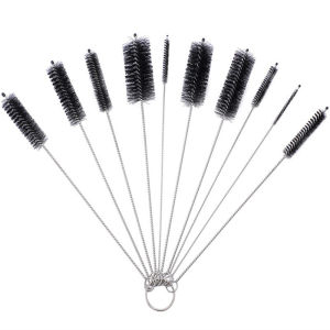 10Pcs/set Baby Bottle Brushes Straw Cleaner Multifunctional Kitchen Cleaning Brush Stainless Steel Wash Drinking Feeding Bottle