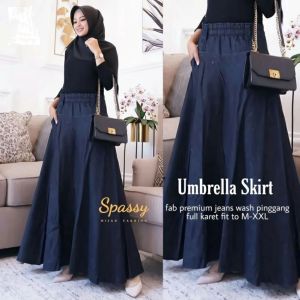 ROK PAYUNG JEANS TEBAL