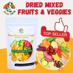 250g Home Farm vegetable and fruit chips Dried Fruits Veggie Crisps Mixed 10 Kinds of Types Fruits