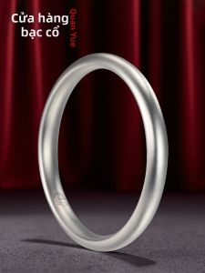 WU YUE JEWELRY | Ancient Style Pure Silver 9999 Bangle For Friends