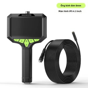 Màn Hình IPS 4.3 Camera Nội Soi Ô Tô Chống Nước Ống Soi Video Với Ống Kính Tự Động Lấy Nét Đơn/kép/ba Và Đèn LED Để Kiểm Tra