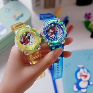 LED Watch For Kids With Light Cute Cartoon Watches for Boys Girls Students Digital Watch Colorful Flash