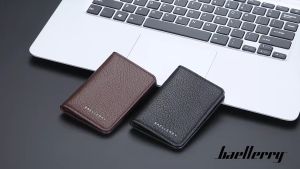 K9193 Slim Thin Men Leather Bifold ID Wallet Credit Card Holder Purse Billfold Wallets