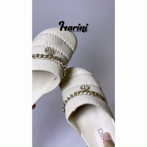 Sandal Slop Wanita Jelly Import / Sepatu Sandal Bustong Karet Anti Slip Empuk 1631-2