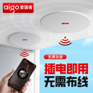 Patriot Wireless Bluetooth Ceiling Speaker Shop Special Sound Box Embedded Loudspeaker Commercial Use Adjustable Bass