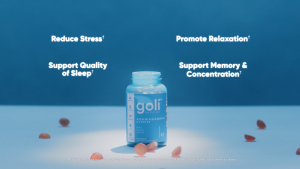 Goli Nutrition Ashwagandha Gummies – Natural Stress & Mood Support | Vegan-Friendly Supplement