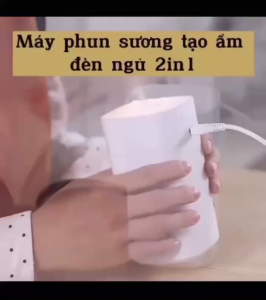 Máy Tạo Ẩm Khuếch Tán Tinh Dầu Mini 300ml – Phun Sương Siêu Mịn Không Ồn Có Đèn Cổng USB Tiện Lợi