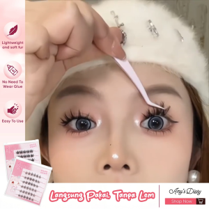 AMYS DIARY Bulu Mata Palsu Tidak Perlu Pakai Lem Pemula Friendly Natural Look Korean