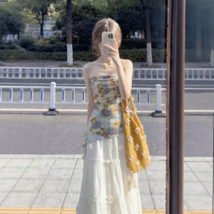 CHANGTONG | Vintage Irregular Two-piece Outfit Summer