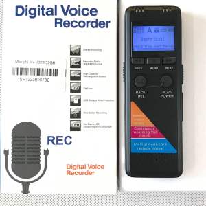 Máy Ghi Âm Chuyên Nghiệp V-323 bộ nhớ 32GB Ghi âm liên tục 350 giờ Lọc âm thanh chất lượng cao (Bản vỏ thép không phải bản vỏ nhựa 8Gb)