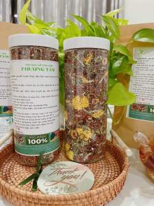 Hộp trà gạo lứt mix 7 vị thành phần thảo mộc thiên nhiên