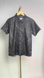KEMEJA  LENGAN PENDEK PRIA MOTIF PRINTING BANDANAS UKURAN LENGKAP S SAMPAI 10XL JUMBO/ ATASAN PRIA KEKINIAN