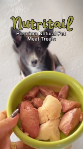 40PCS Nutritail Boiled Chicken Breast 40g Steamed Chicken Breast Liver Heart Pet Treats