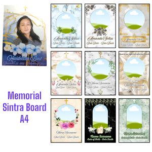 Personalized Memorial Sintra Board Photo