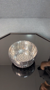 Vỉ hấp đồ xôi bánh bao vỉ hấp thức ăn 3 chân gấp gọn chất liệu inox an toàn My Home DN453