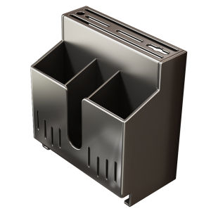 youqin | Stainless Steel Wall-mounted Multi-functional Knife & Chopstick Holder