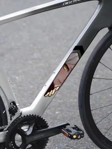 1 Pair JDM Peeking Anime Girl Bike E-Bike Frame Stickers Bicycle Body Road MTB Bikes Tube Front Fork Vinyl Accessories Decals