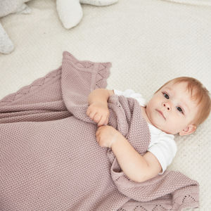 Baby Blankets Knitted Newborn Infant Swaddle Wrap Blanket Toddler Kids Stroller Bedding Covers 100*80cm