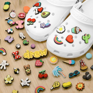 Crocs Compatible Shoe Accessories Flower Buckle Decorative Slippers Childrens Carollis Clog Shoe Buckle Premium ABS Injection Molding