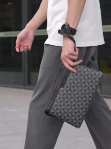 Men Wallet Clutch Bag Leather Coin Purse Large Capacity Envelope Long Wallet Business Men Handbag For Phone Card Holder Key Bag