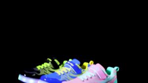 Giày Chạy Bộ Giày Trượt Patin Phát Sáng Có Thể Tháo Rời Cho Thanh Thiếu Niên Giày Ròng Rọc Học Sinh