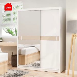 PIRA - KAST ABE WDSL150 GL MR Lemari Pakaian Pintu Geser / Sliding dengan Cermin