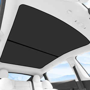 2pcs/set 2024 Model 3 highland Nano ice silk Tesla Sunshade Roof Glass Sunshade with Storage Bag UV Isolation Curtain