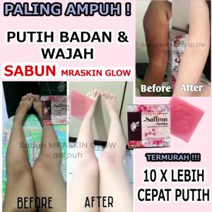 [TERAMPUH] SABUN PENCERAH BADAN WAJAH AMPUH | SABUN SAFFRON PENCERAH WAJAH AMPUH | KULIT CERAH DAN MULUS