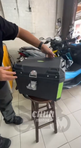 YAMAHA GS BLACK BOX 36L + MONORACK 1SET MOTORCYCLE Yamaha Y15 Y16 135LC Lagenda Ego Avantiz Ego Gear Nouvo LC Ego LC