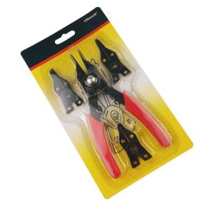 4 in 1 Red Retaining Ring Pliers For Axle Use Internal and External