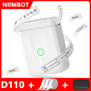 Niimbot D110 Wireless Mini Portable Printer Smart Label Printer Mobile Phone For Thermal Adhesive Sticker Labeling Maker Machine
