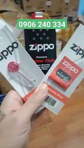 Combo bộ 3(Đá+ Bấc+ 𝐗𝐚̆𝐧𝐠) Zịppo Chính Hãng USA Có Tem